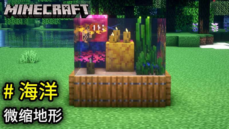 Minecraft建筑 3x3微缩暖水海洋 游戏 沙盒游戏 好看视频