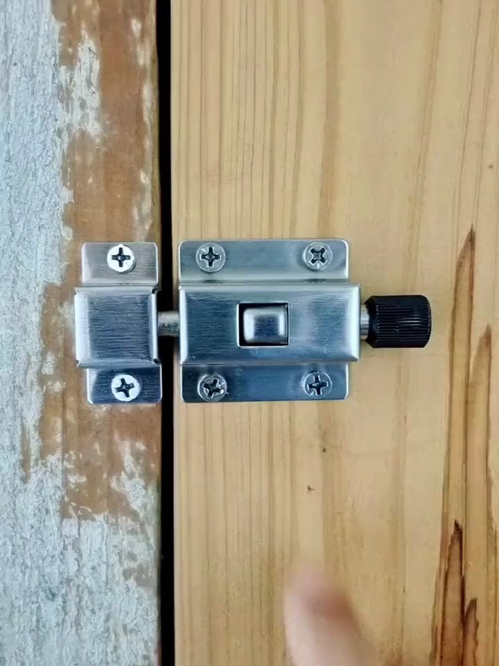 不锈钢自动回弹插销