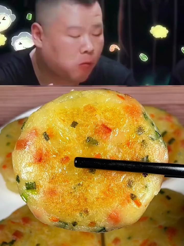 吃不完的土豆别扔了,跟着黄磊老师做营养早餐土豆饼,太香了,小