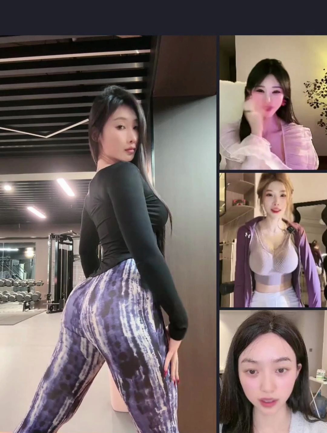 性感健身女神左左左打pk,震惊所有人