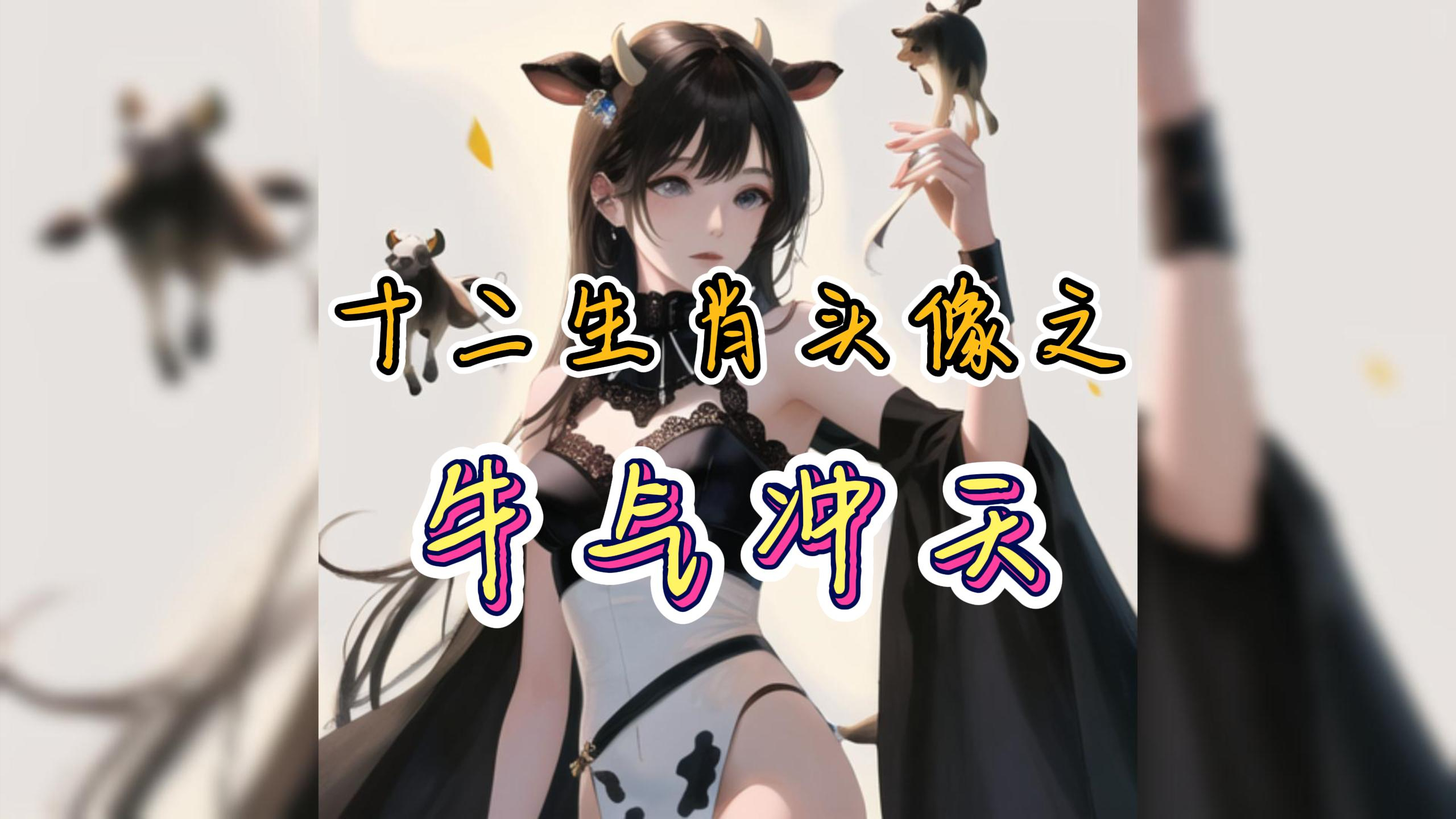 十二生肖头像之牛气冲天