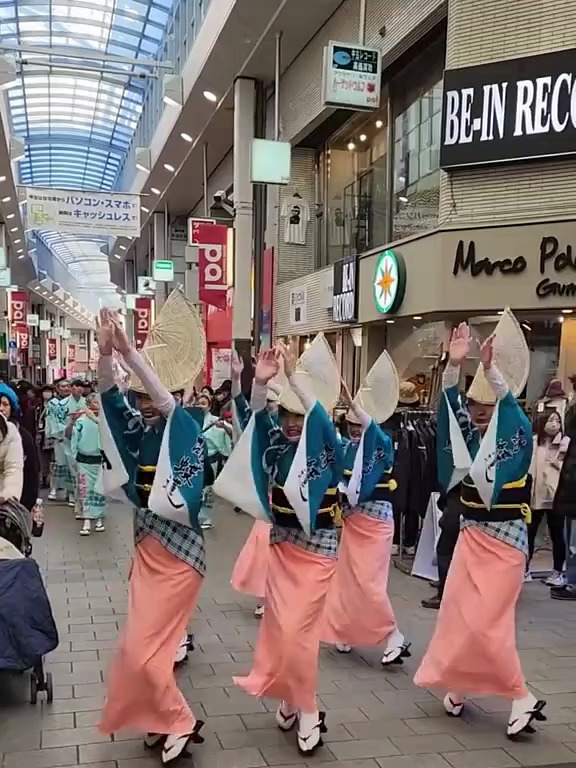 民族特色民族风情日本的阿波舞