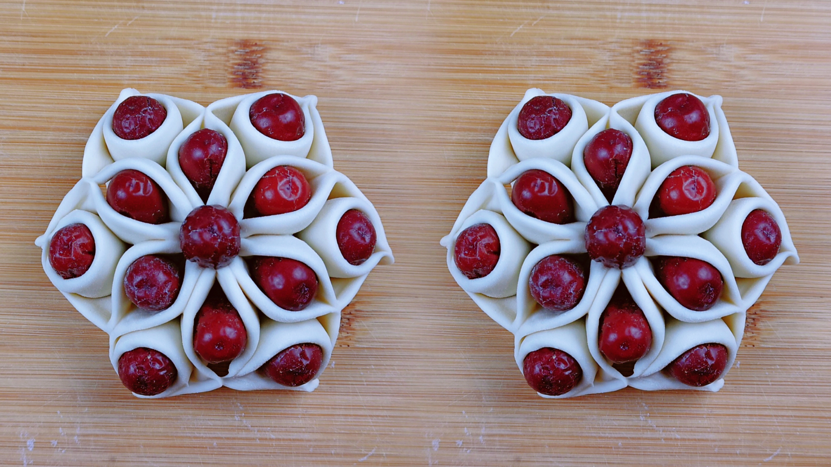 过年来做几款花馍馍吧，加一把红枣，好看又好吃