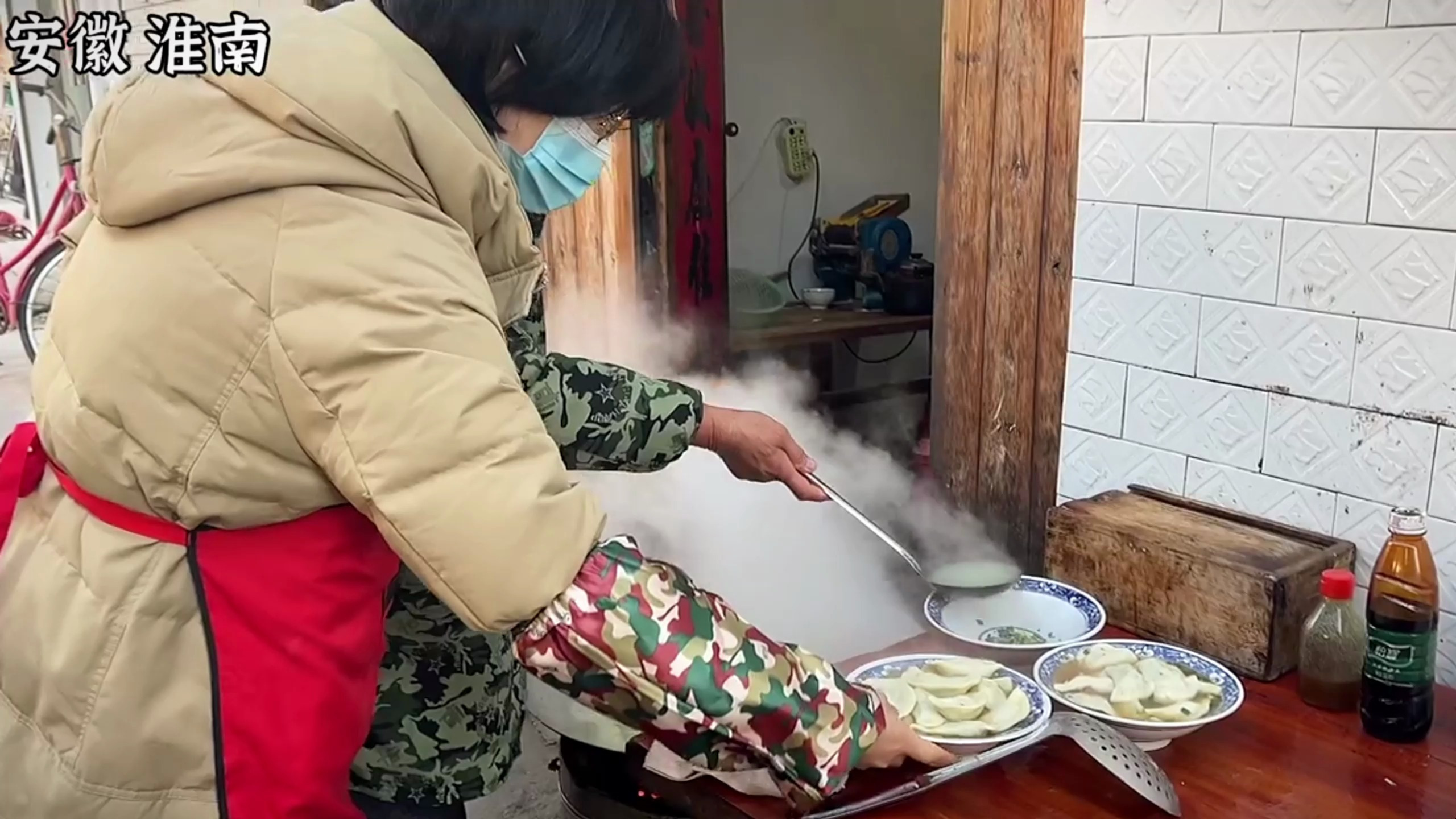 安徽大娘乡镇卖水饺,手工饺子3元一份