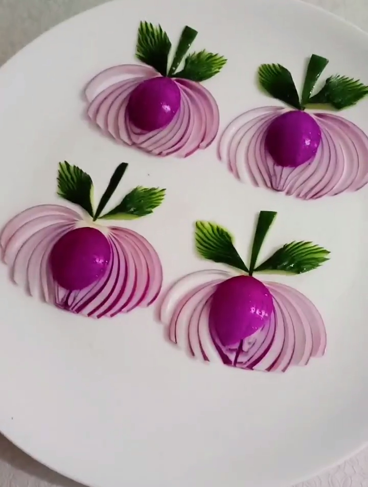 洋葱这样摆盘,你学会了吗