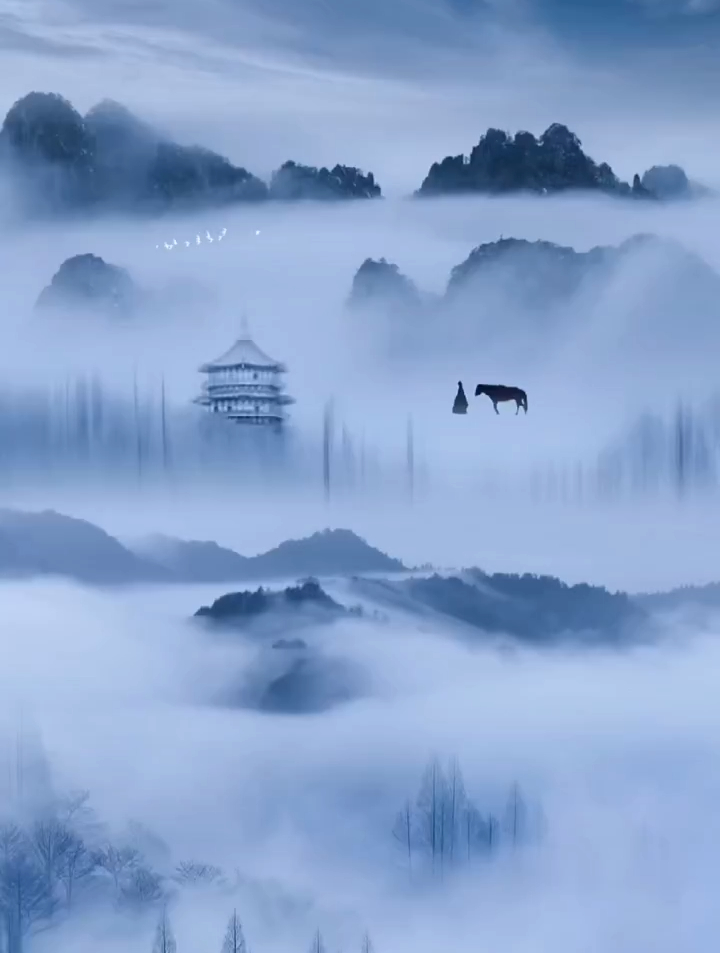 古风动漫 一人一马 仗剑天崖 孤独剑客 我有一剑走天下-度小视