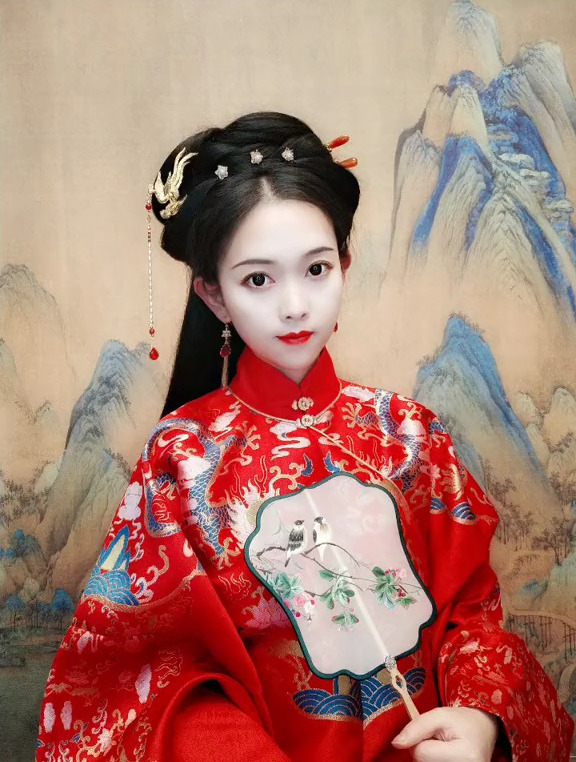 明制凤簪汉服发型教程～学会这个你就是富贵人家大小姐!