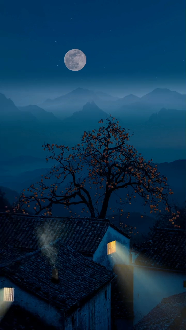 你看窗外的月光那是异乡的月那也是故乡的月