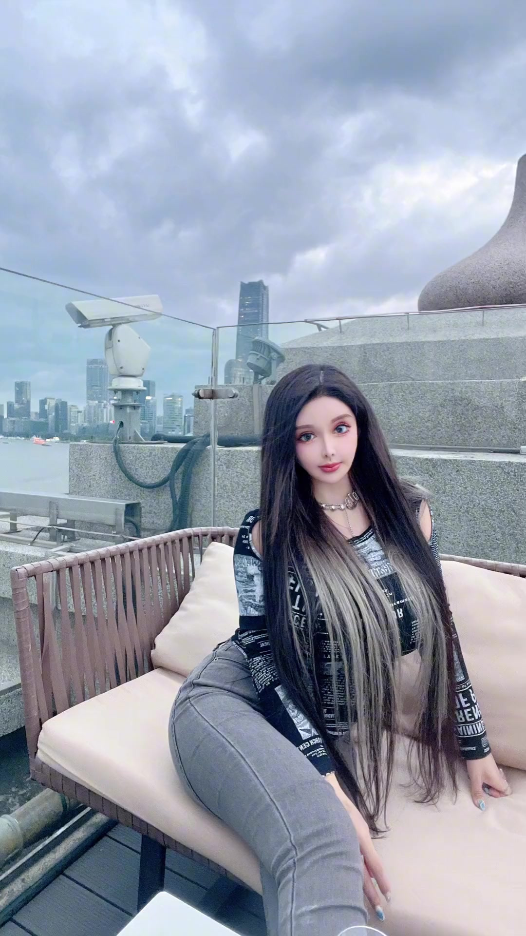 氛围感 梦露veronica街拍 日常volg好几天没出门了-度小视