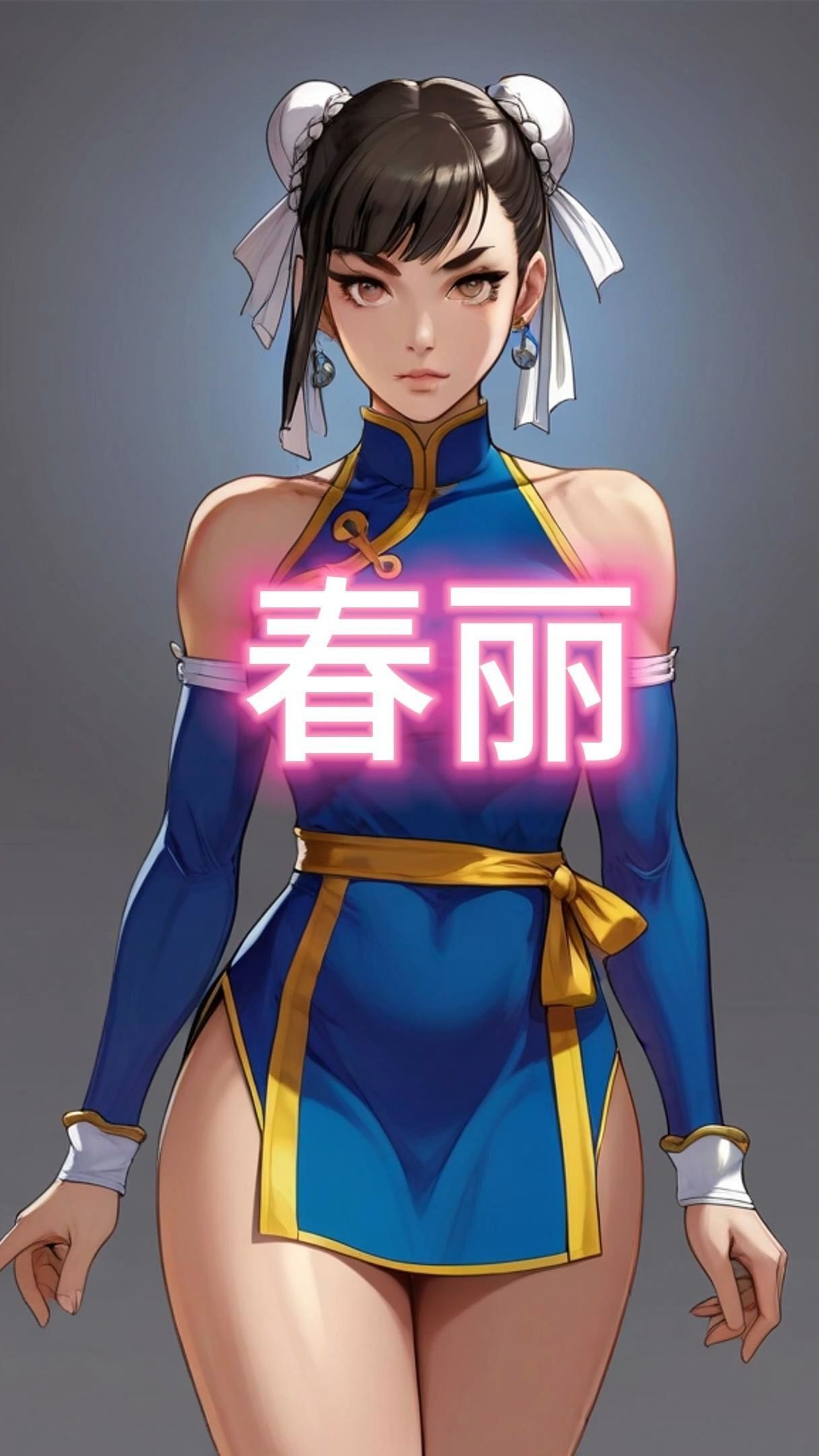 街头霸王之春丽 二次元人物ai原创绘画