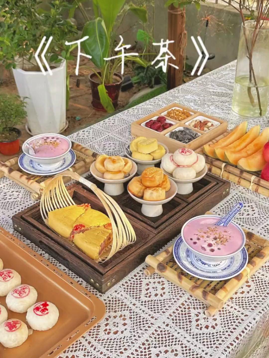 哎呀妈呀鲜花饼做得好成功~真的好爱这顿宫廷下午茶~