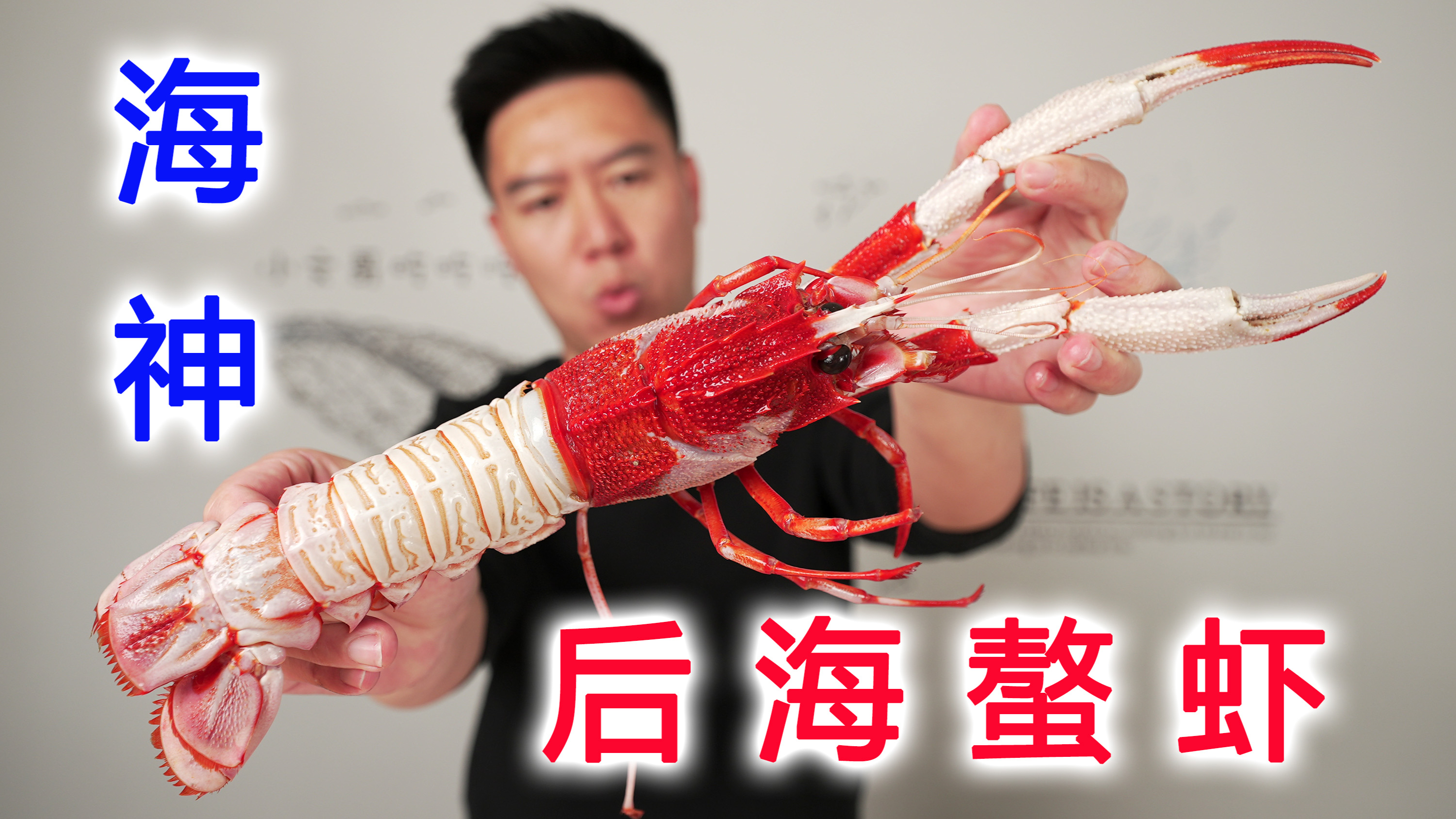 有钱都买不到的海神后海螯虾，颜值爆表，刺身整只抱着啃爽翻了