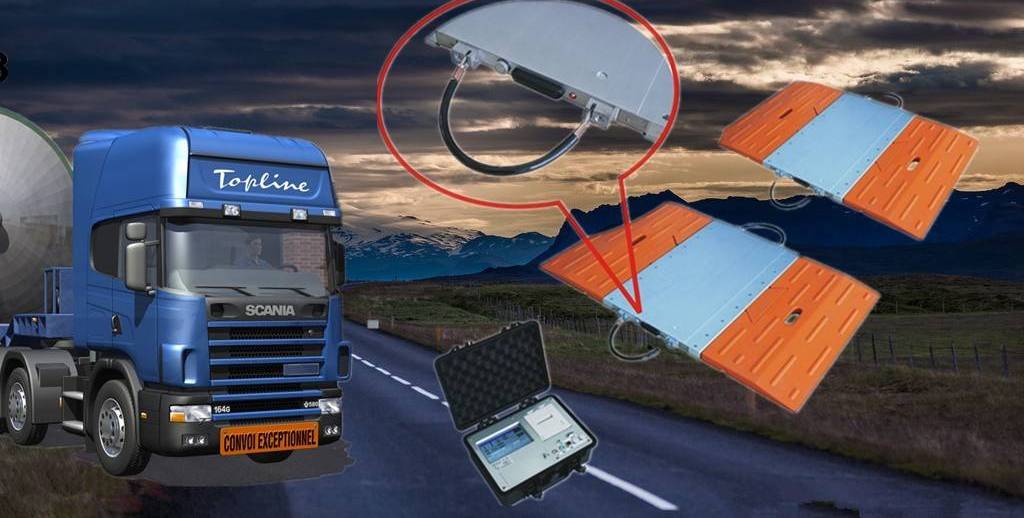 移动式汽车超载检测小地磅