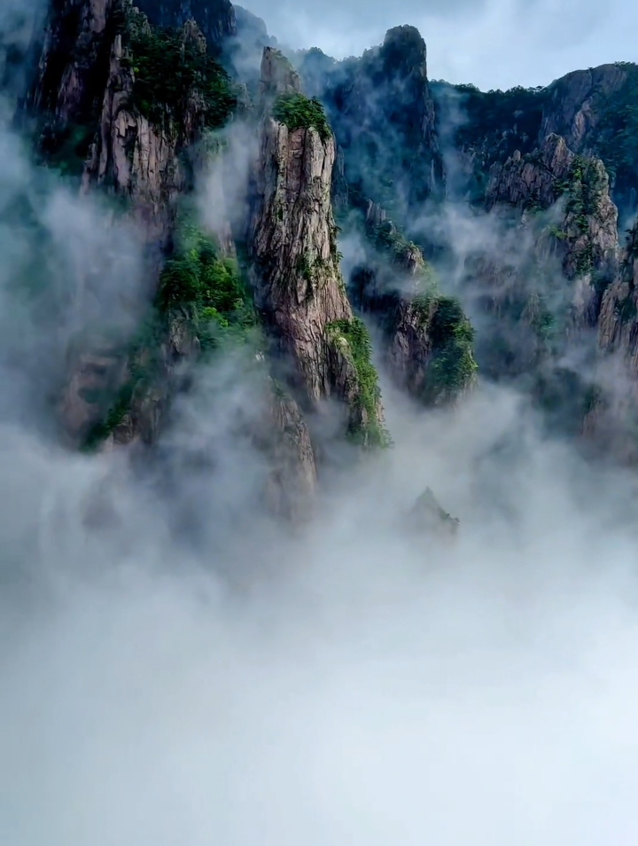 黄山西海大峡谷之最美云海仙境