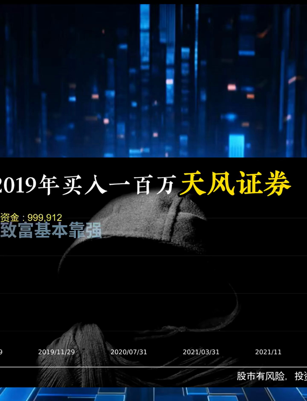 2019年砸百万买天风证券,这跌得惨的券商股你见过吗?