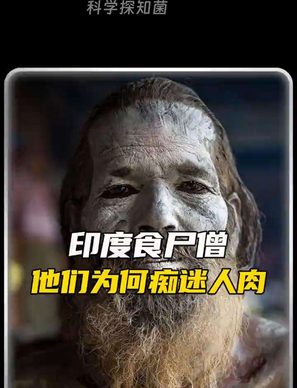 印度那些吃尸体的和尚,简直吓死人了!