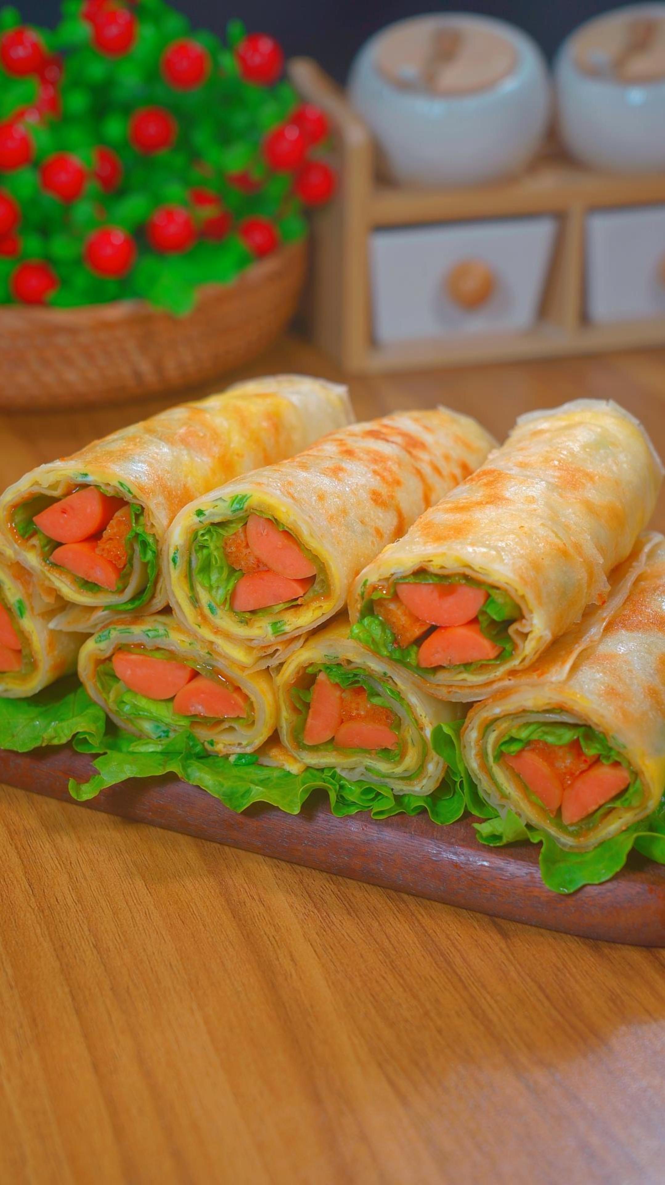 5分钟搞定的鸡蛋灌饼,看完你就知道它有多方便了,简单又营养