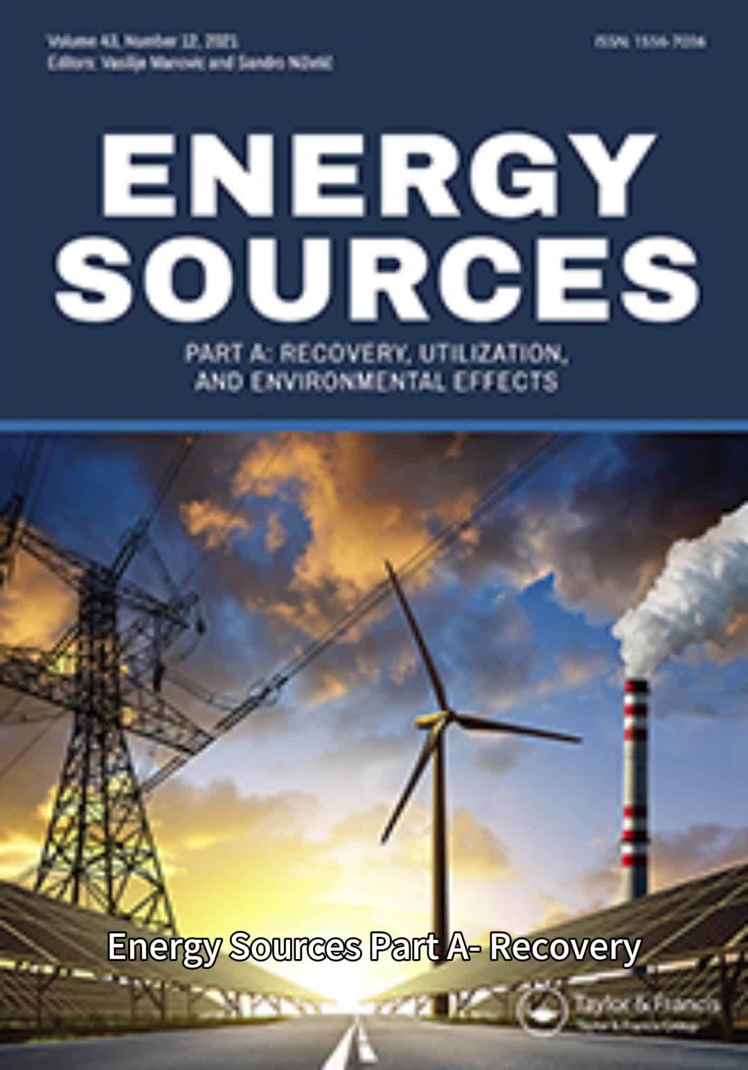 期刊推荐energy sources part a