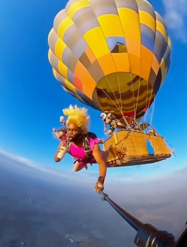 跳伞运动,极限运动,热气球上跳-度小视