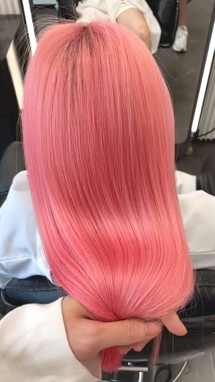 别犹豫了,看看这个神仙发色樱花粉 太香了