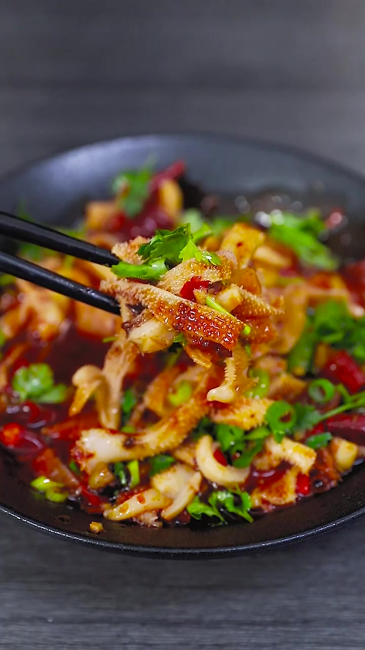 家常小菜谱:水煮牛百叶