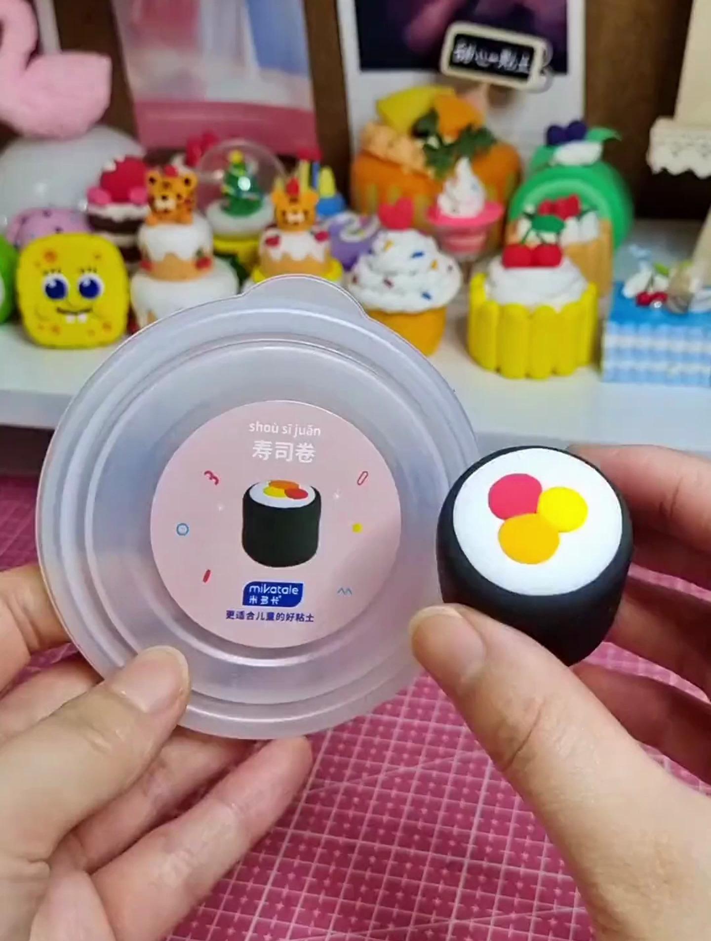 入门级黏土教程之 寿司卷