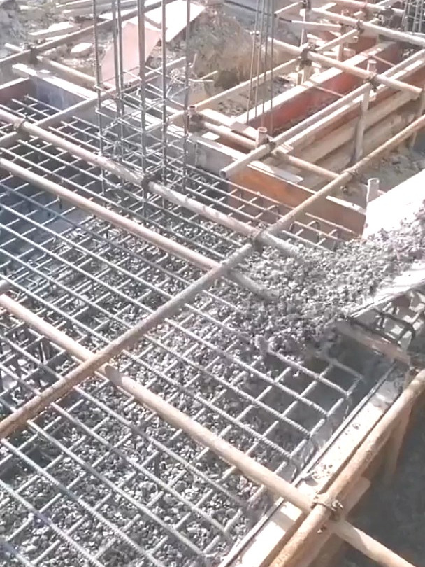 打混凝土了c60的料子怎么样像爆米花