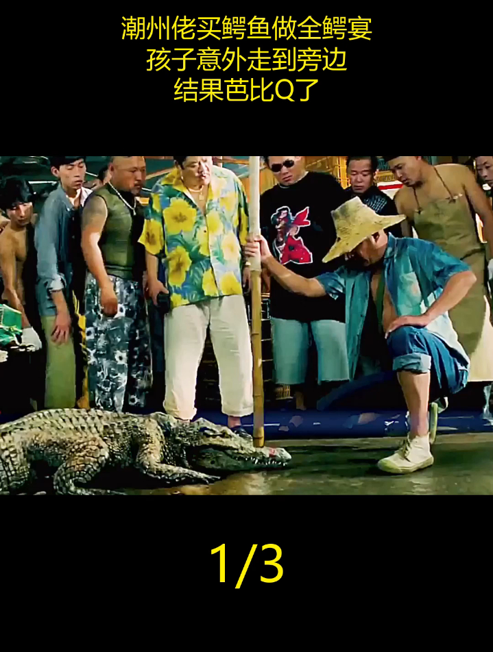 潮州佬买鳄鱼做全鳄宴孩子意外走到旁边结果芭比q了1