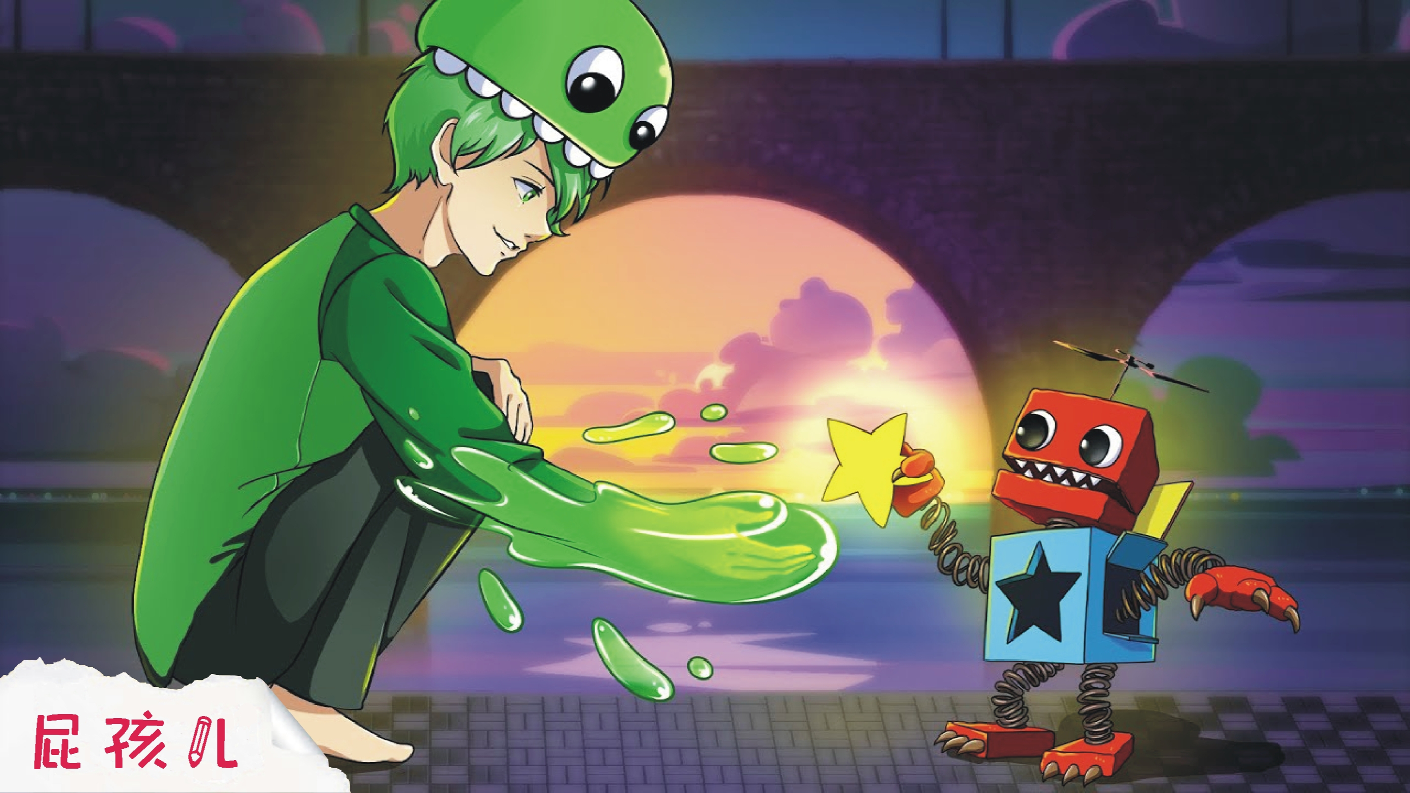 定格动画 Boxy boo不是怪物 特殊制作的巨人汉堡 创意趣味动漫