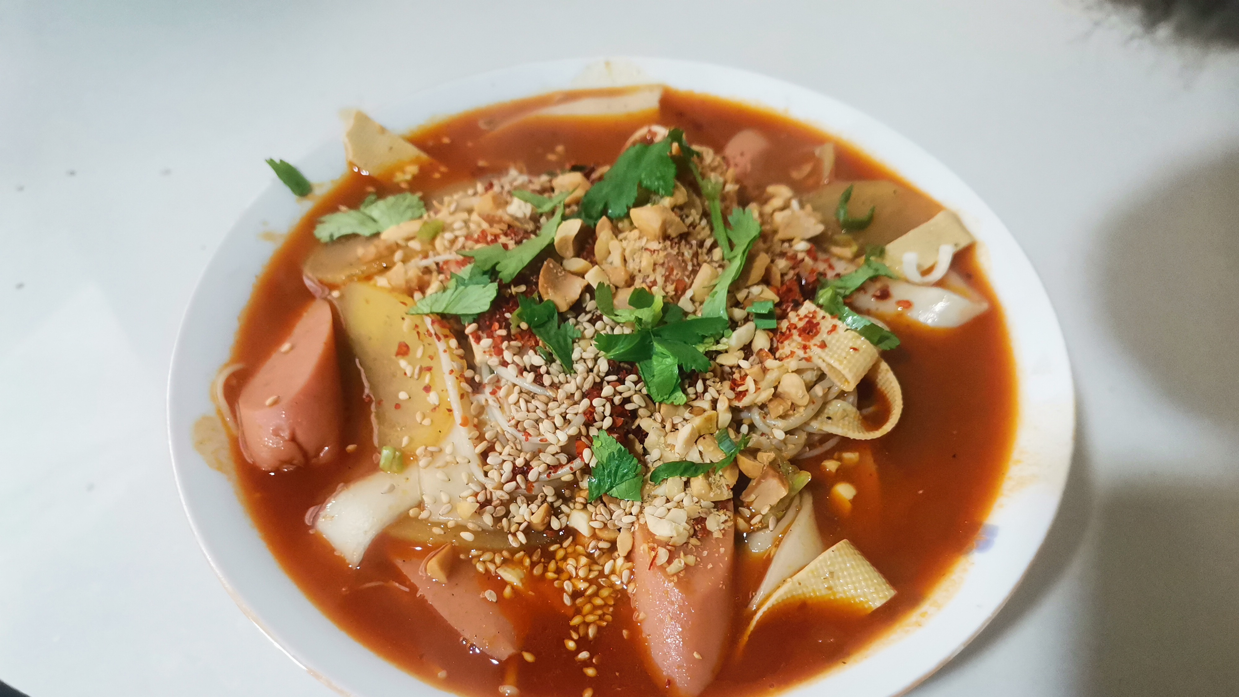 麻辣烫在家制作全过程,简单美味,麻辣鲜香