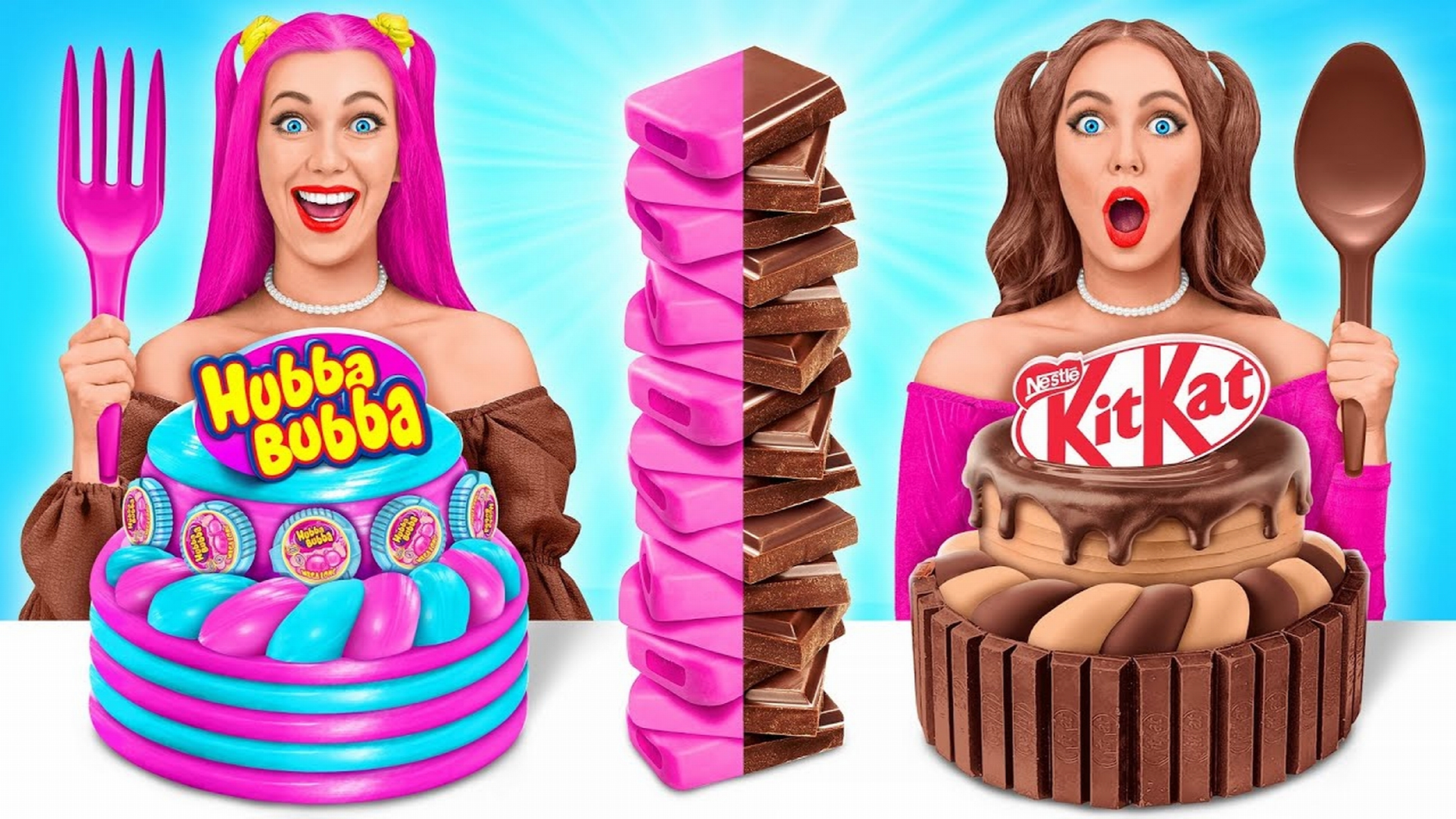 女孩参加甜甜圈挑战赛,把甜甜圈抛向空中然后用嘴接,她能接住吗