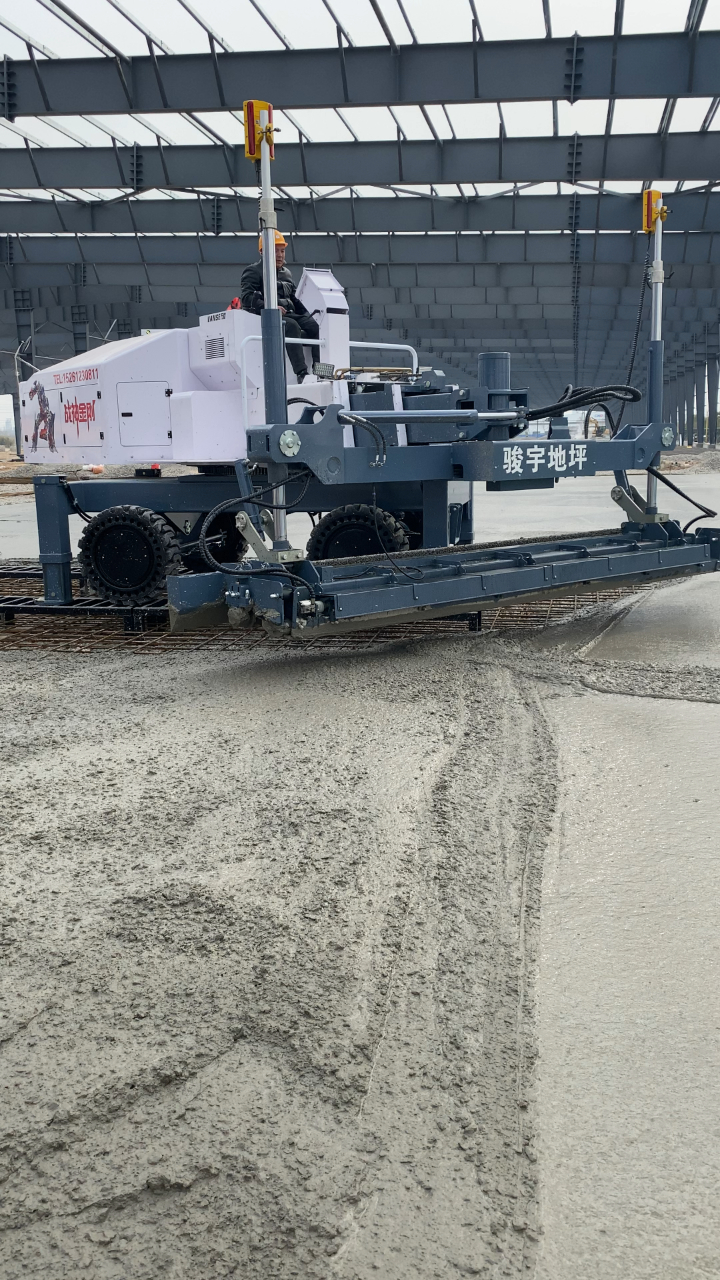 激光整平机 6米伸缩臂混凝土地面找平机