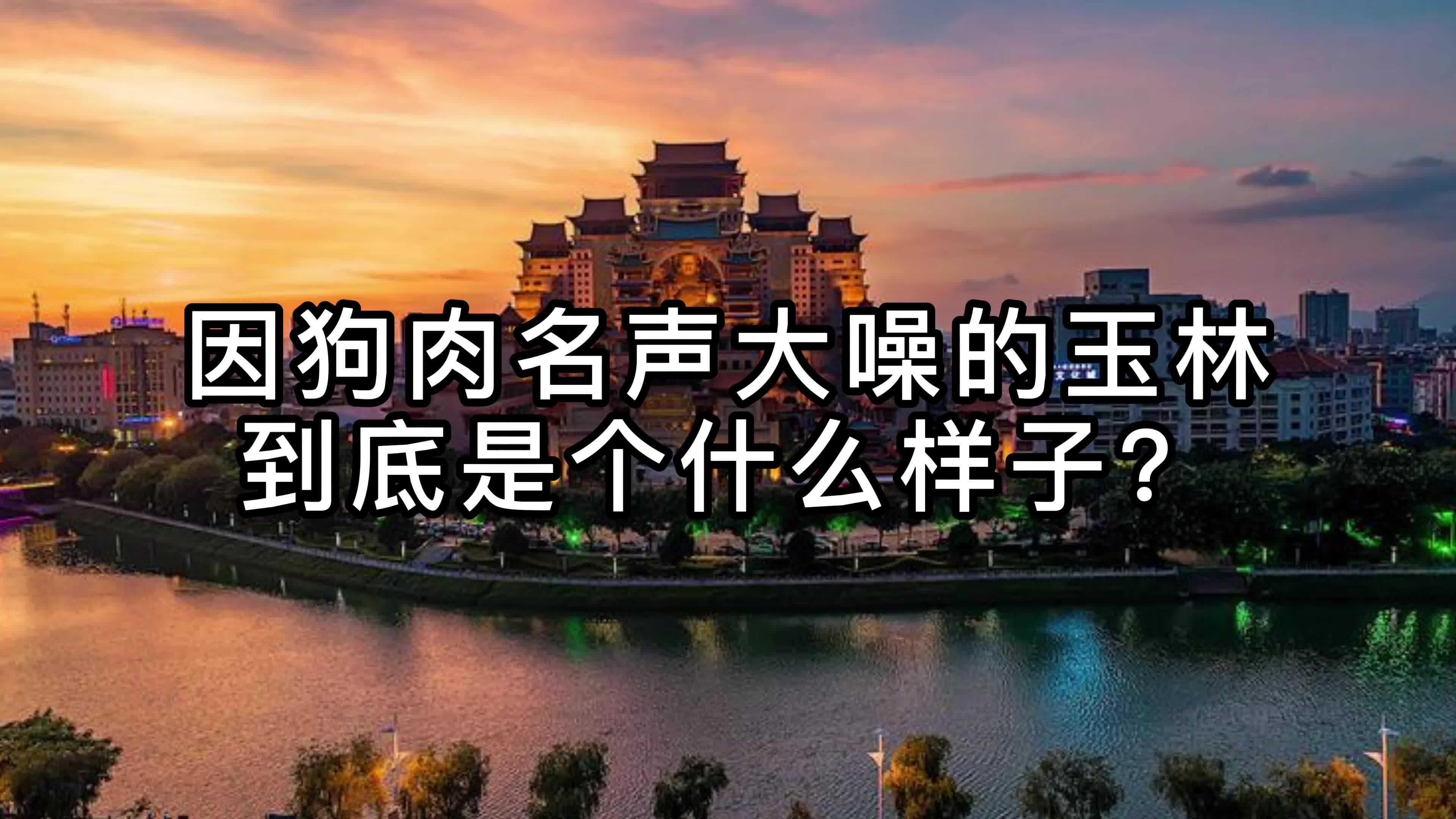 因狗肉名声大噪的玉林到底是个什么样子?
