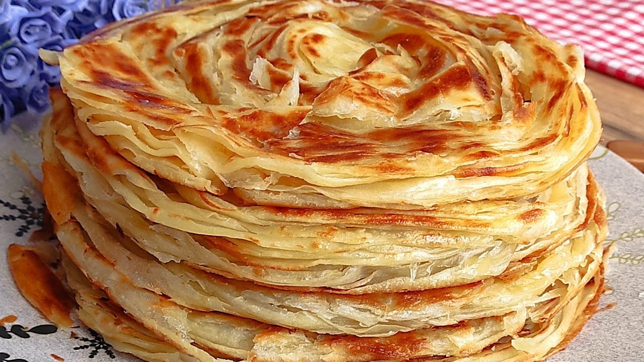 千层酥皮,太香了,这是我做过家人超满意的早餐饼,简单又美味