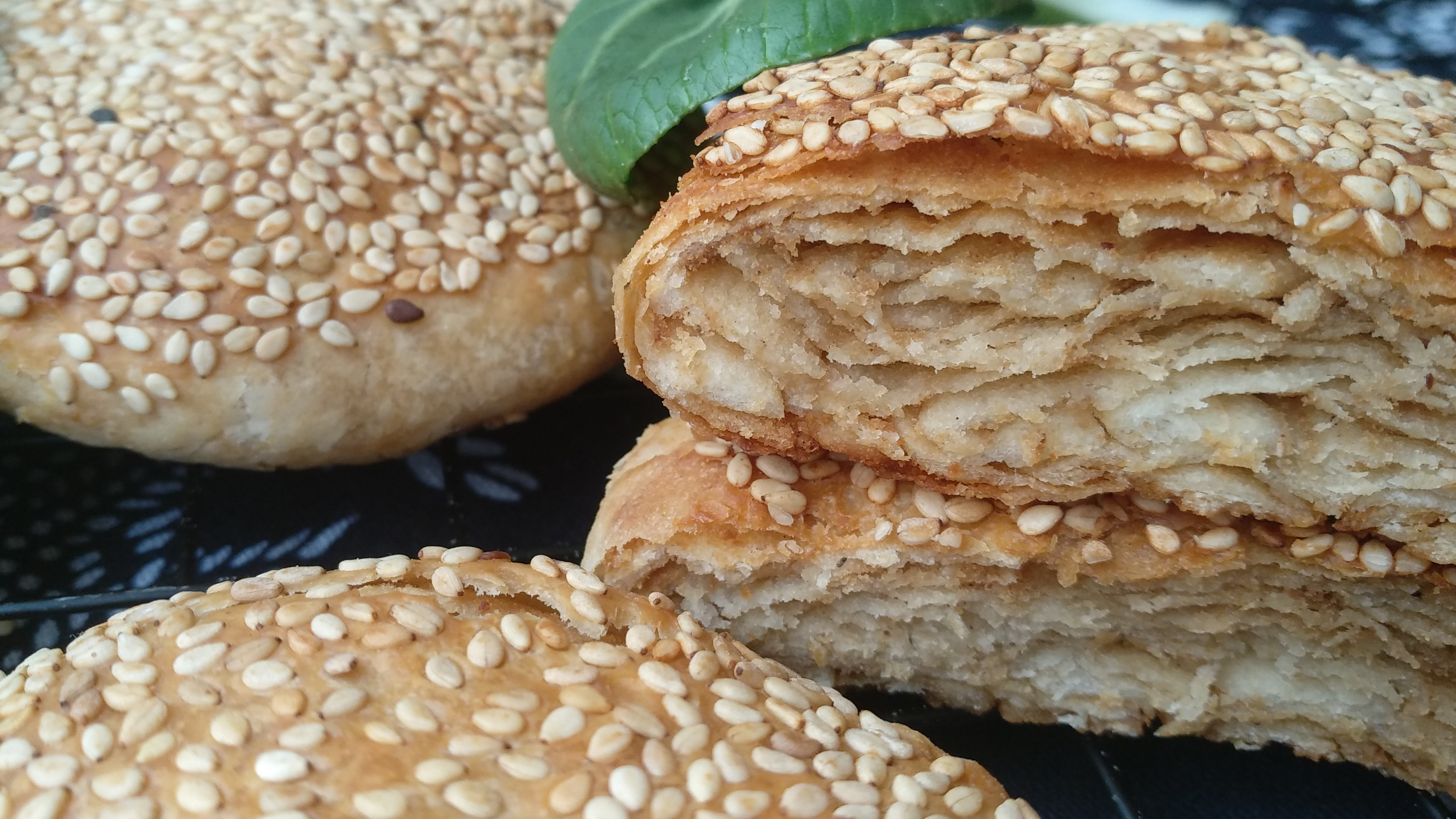 最简单的方法做老北京麻酱烧饼,外酥里软,层次分明,满口留香