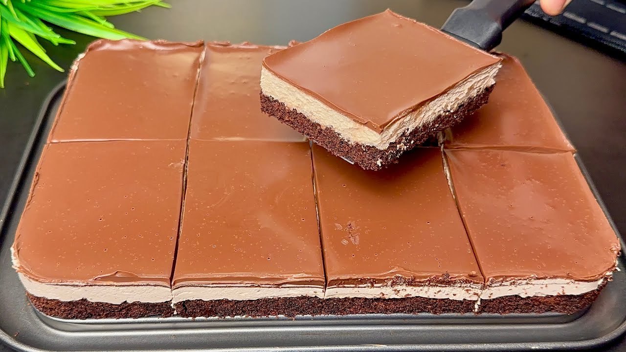 适合新年的巧克力蛋糕食谱!我每周末都会做!没有鸡蛋
