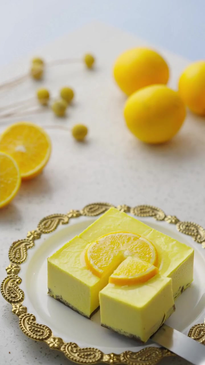 给自己做一款,简单又酸甜的橙子慕斯