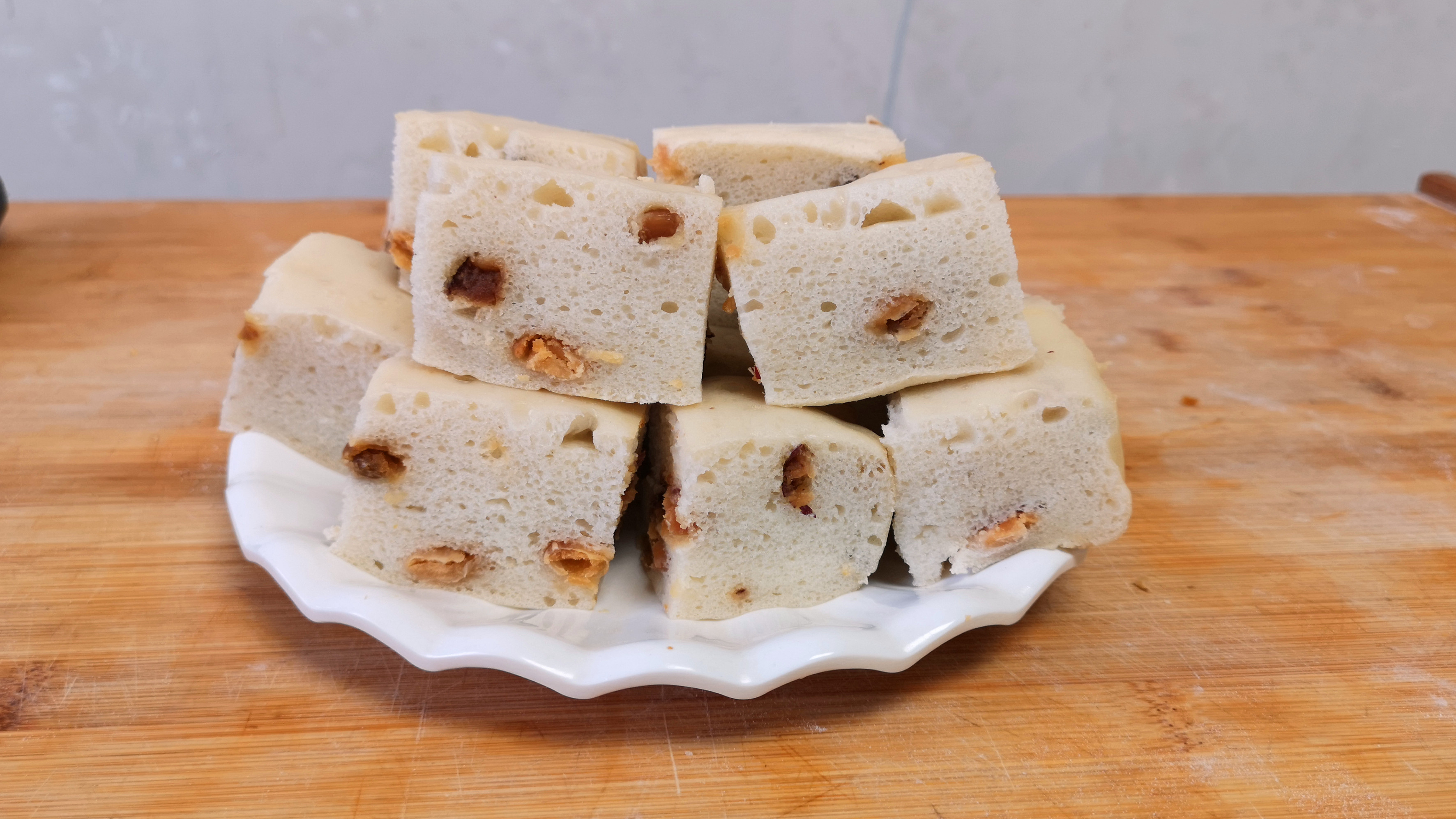 三合面大发糕的做法,全程手不沾面筷子一搅,蓬松暄软,营养好吃