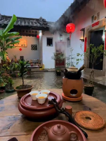 在这样的环境下可以治愈心烦意乱 喝茶修身养性-度小视