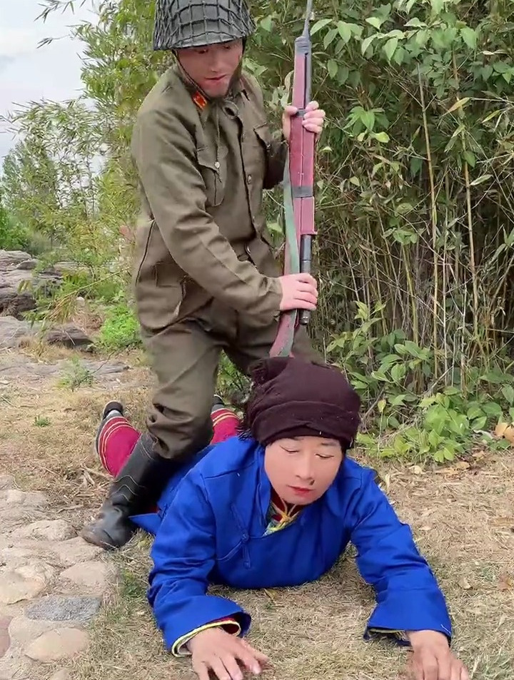 拍戏现场影视特效影视道具请勿模仿拍摄现场影视道具