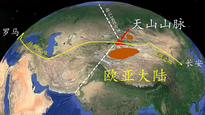 [图]天山山脉究竟有多重要？让欧亚大陆最干旱区域有了绿洲！你知道吗