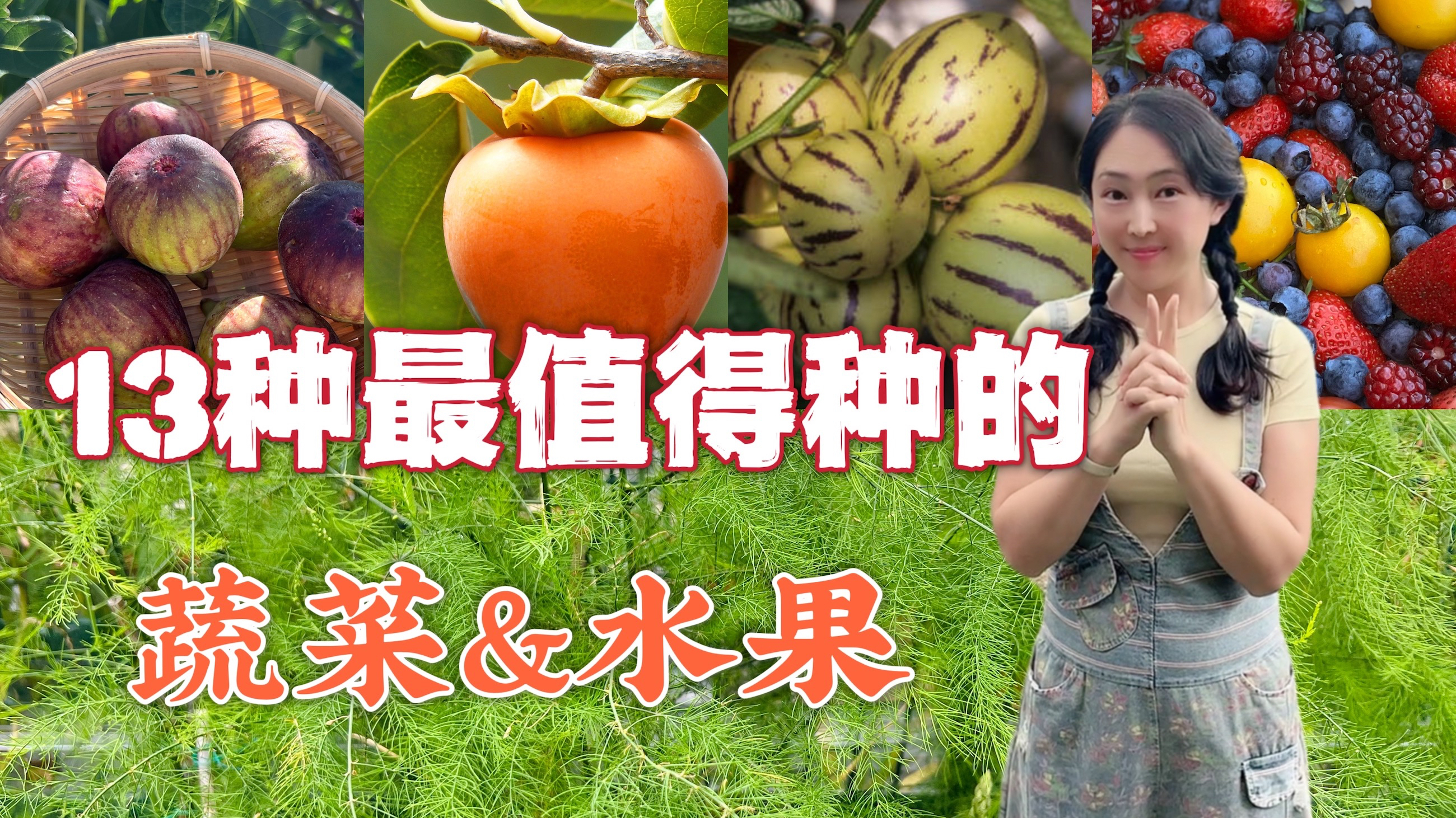 13种值得种的蔬菜和水果