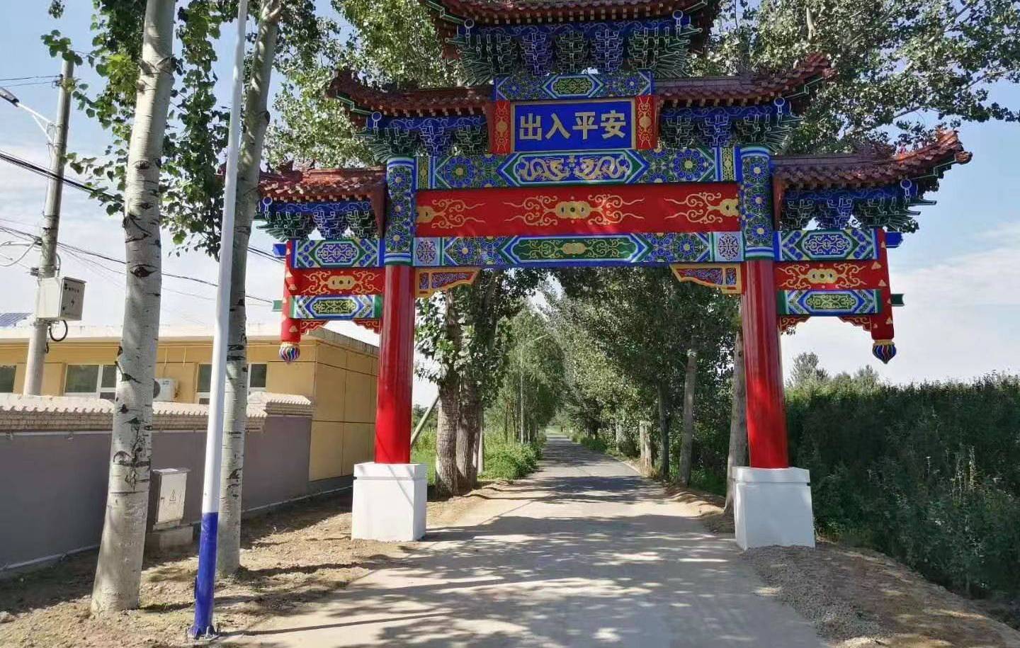 黄山村口牌楼安装厂家