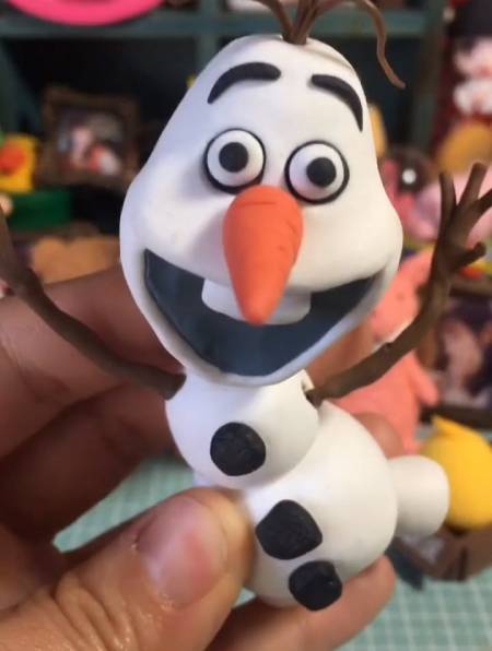 超级简单的粘土雪宝教程喜欢热情的拥抱,听说有些地方在下雪了-度小视