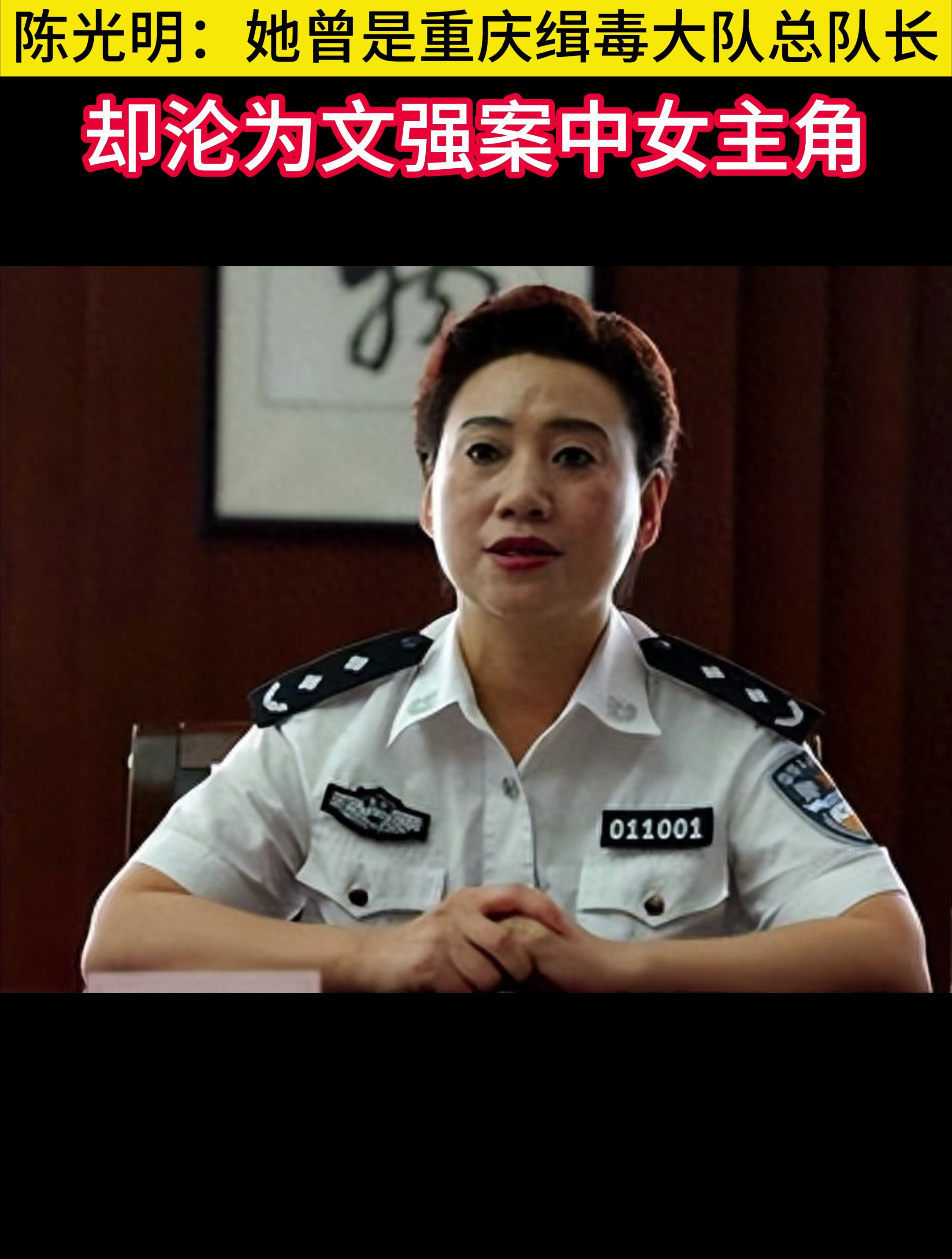 陈光明,他曾是重庆缉毒大队总队长,却沦为文强案女主角-度小视