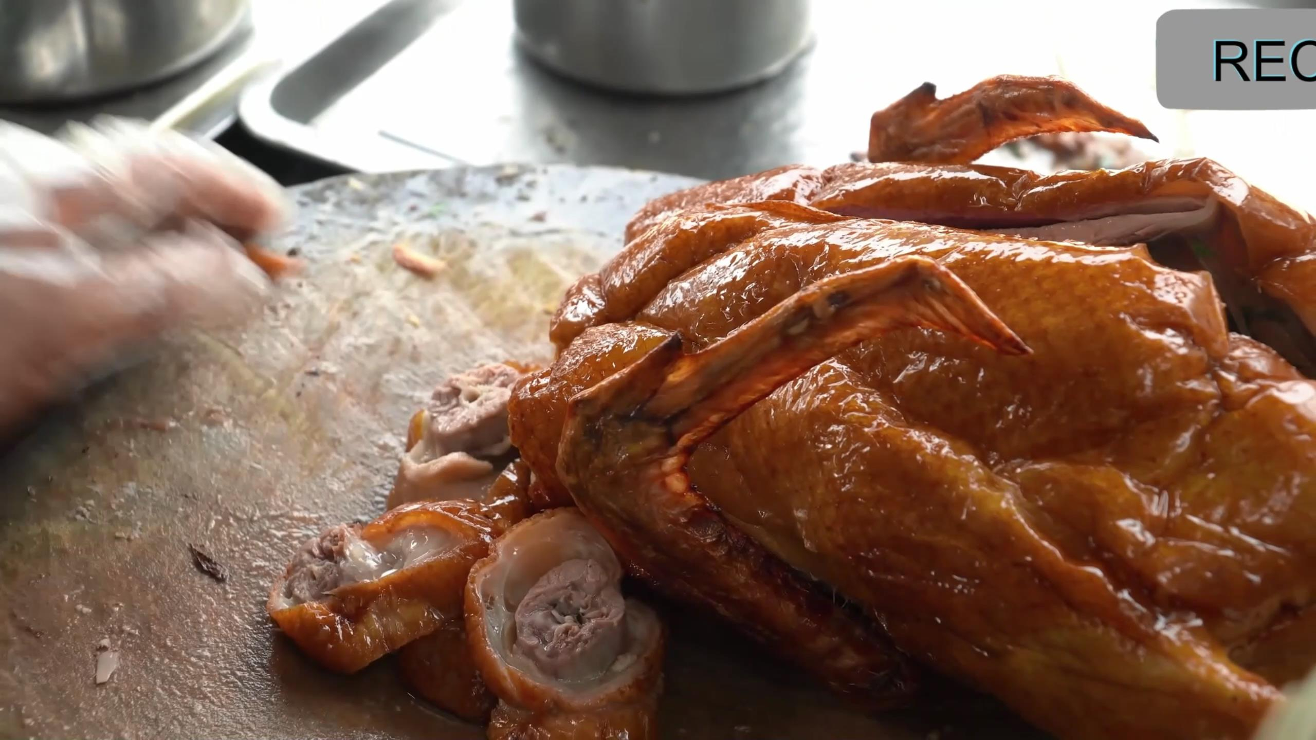 从头到尾教您做烤鸭,隔着屏幕都能闻到香味脆皮烧鸭