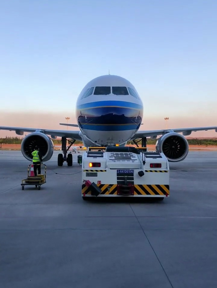 看南航空客a321neo倒车