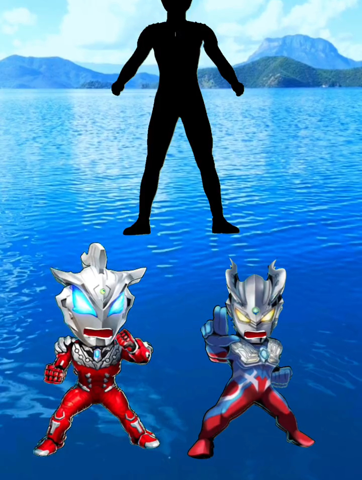 小赛罗看影子猜奥特曼 动画 动漫