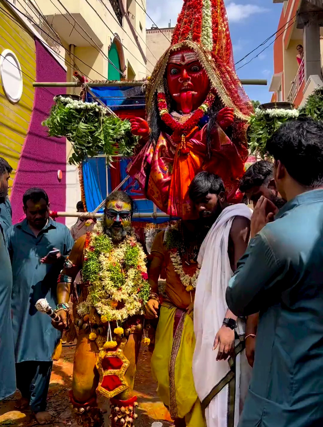 埃及的神明节;迦梨女神红色身