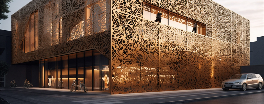 门头造型铝单板加工